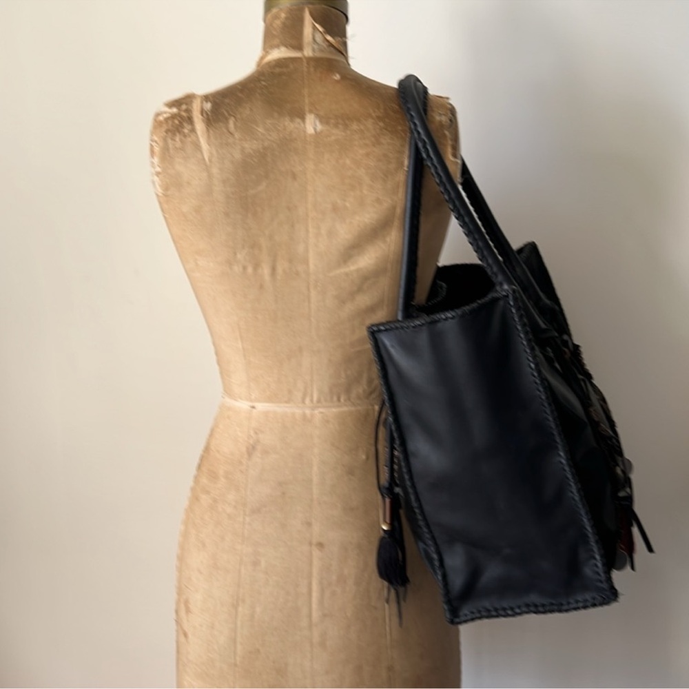 Vintage Simone Camille Genuine Calf Hair & Leather Handbag - Picture 5 of 14